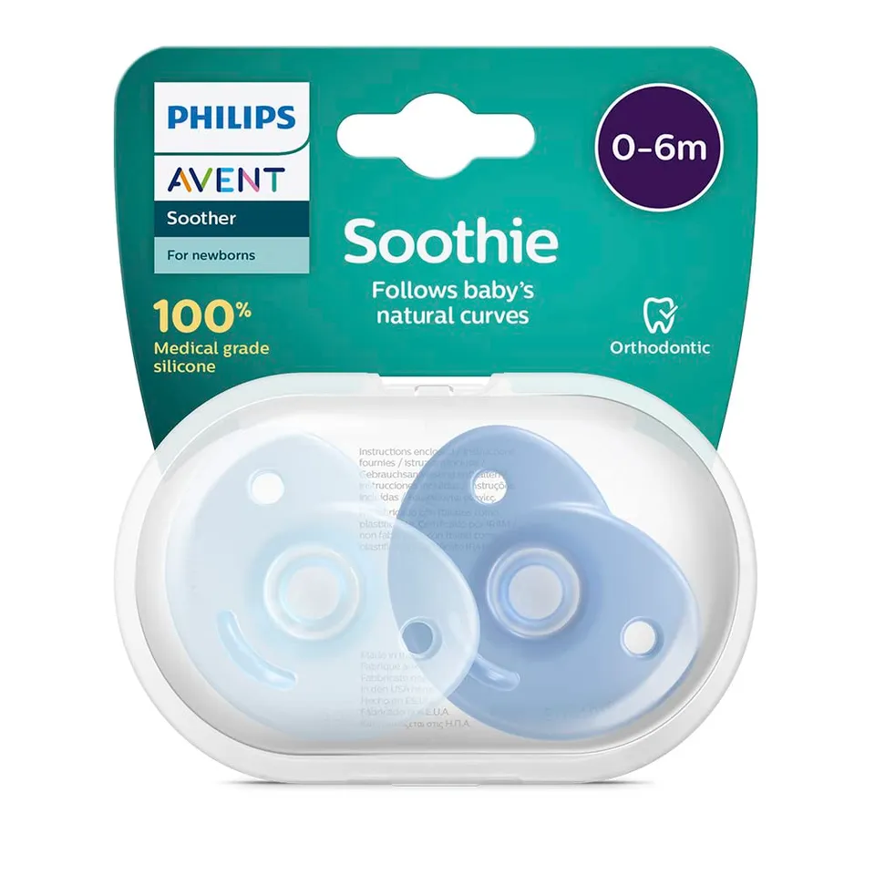 philips-avent-soothie-scf099-21-schnuller-2er-pack-bpa-freies-silikon-0-6-monate image 1