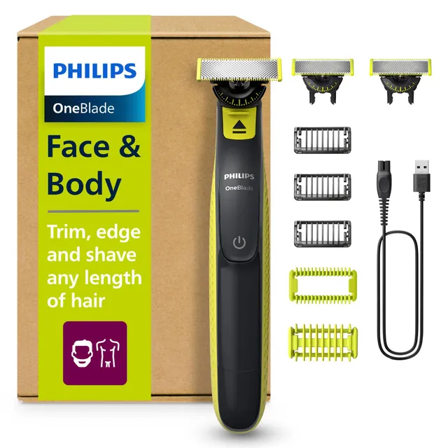 philips-oneblade-360-face-body-qp2824-31-hybrid-rasierer-trimmer-bodygroomer-3x- image 1