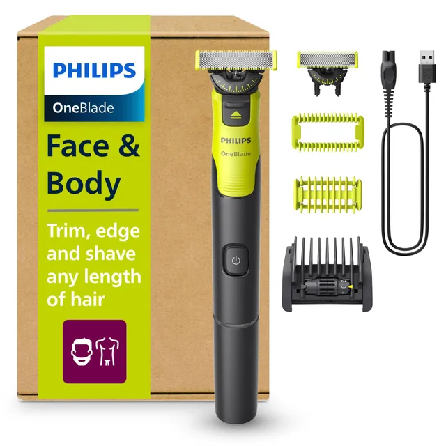 philips-oneblade-360-face-body-qp4631-30-hybrid-trimmer-rasierer-bodygroomer-mit image 1