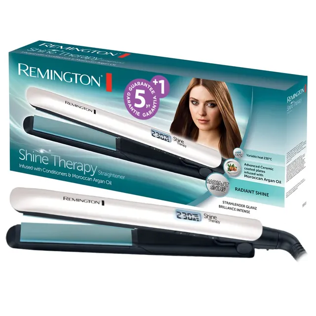 remington-s8500-shine-therapy-haargl-tteisen-keramik-mit-argan-l-vitamin-e-150-2 image 1