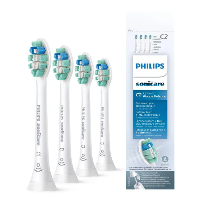 philips-sonicare-c2-optimal-plaque-defence-schallzahnb-rstenk-pfe-hx9024-10-4er- image 1