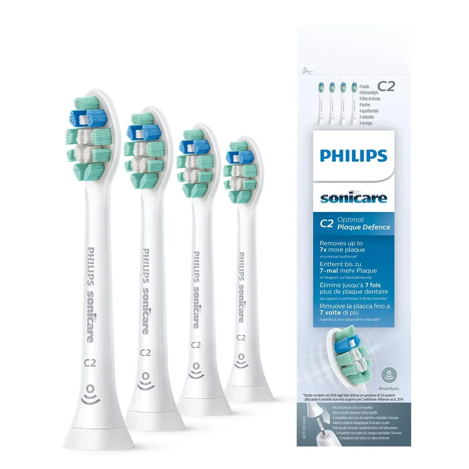 philips-sonicare-c2-optimal-plaque-defence-schallzahnb-rstenk-pfe-hx9024-10-4er- image 1