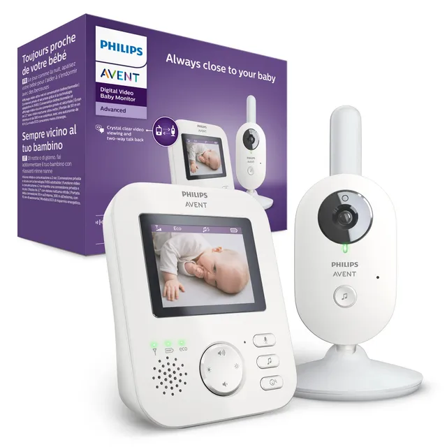 philips-avent-scd833-26-video-babyphone-mit-kamera-nachtsicht-2-7-farbbildschirm image 1