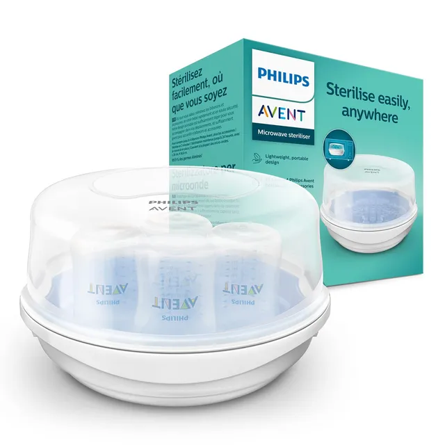 philips-avent-scf281-02-mikrowellen-dampfsterilisator-f-r-bis-zu-4-babyflaschen- image 1