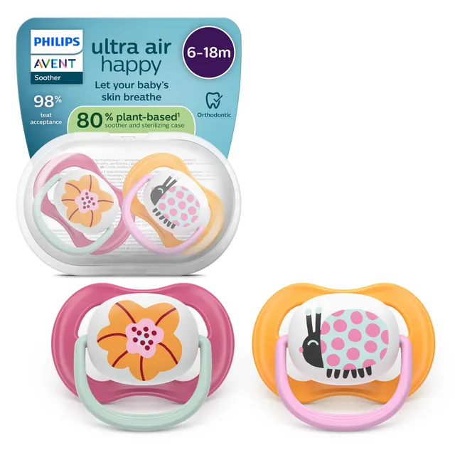 philips-avent-ultra-air-schnuller-scf080-27-f-r-babys-6-18-monate-kiefergerecht- image 1