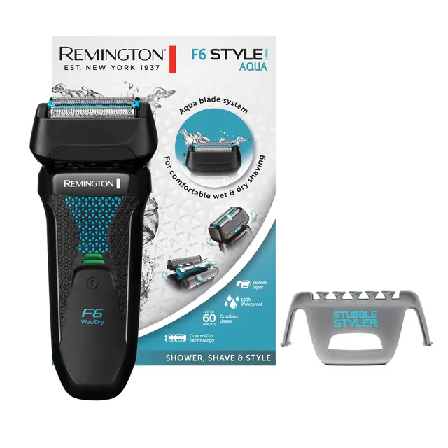 remington-f6-aqua-style-series-f6000-folienrasierer-nass-trockenrasur-100-wasser image 1