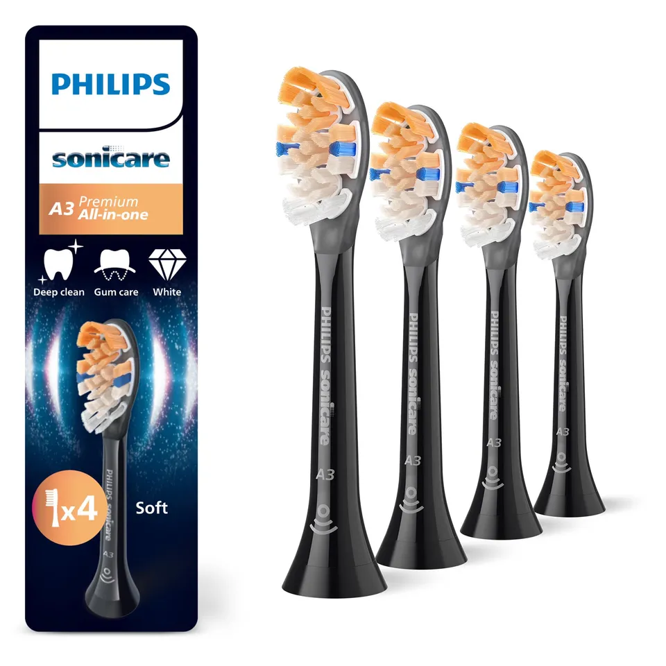 philips-sonicare-a3-premium-all-in-one-hx9094-88-ersatzb-rstenk-pfe-schwarz-4er- image 1