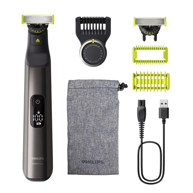 philips-oneblade-pro-360-face-body-qp6552-30-trimmer-bodygroomer-2x-360-klingen- image 1