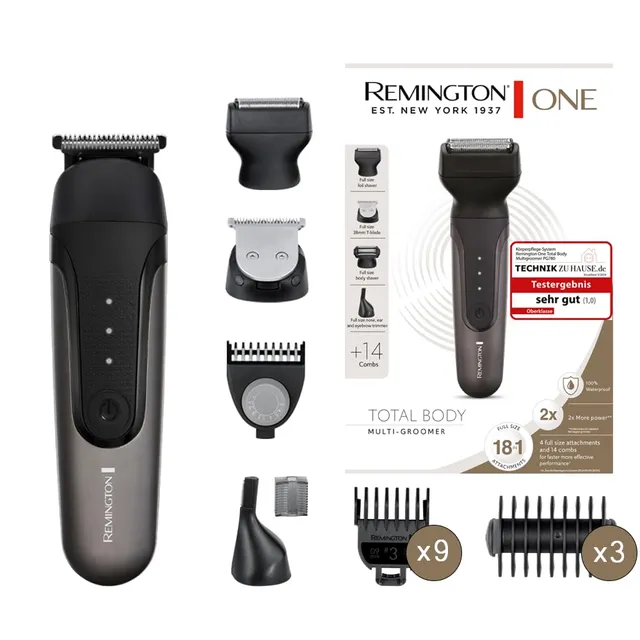 remington-one-multi-groomer-pg780-haarschneidemaschine-und-barttrimmer-18-in-1-s image 1