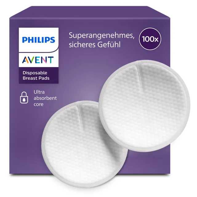 philips-avent-scf254-13-einweg-stilleinlagen-100-st-ck-3-lagiger-ultrasaugf-hige image 1