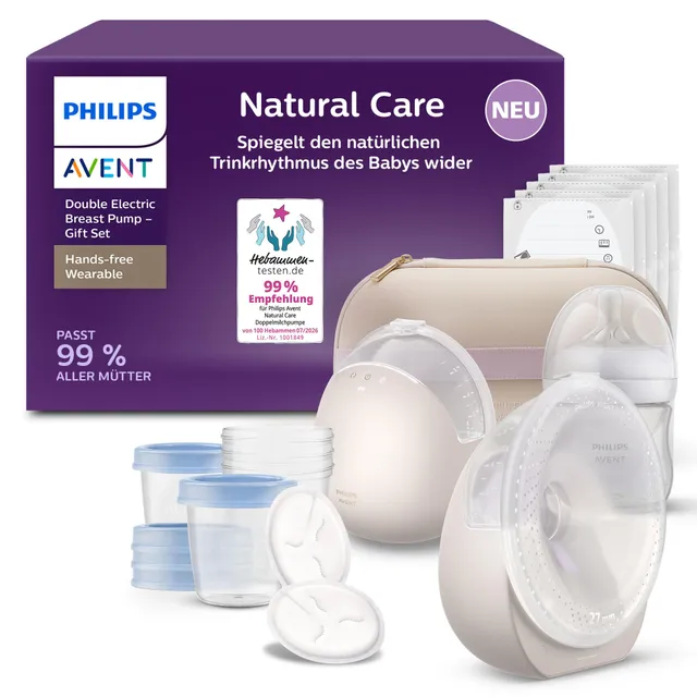 philips-avent-natural-care-hands-free-elektrische-doppelmilchpumpe-scd596-21-ski image 1