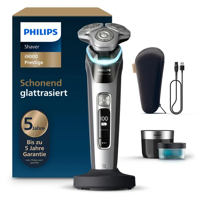 philips-i9000-prestige-xp9205-30-elektrorasierer-f-r-herren-nass-trockenrasur-mi image 1