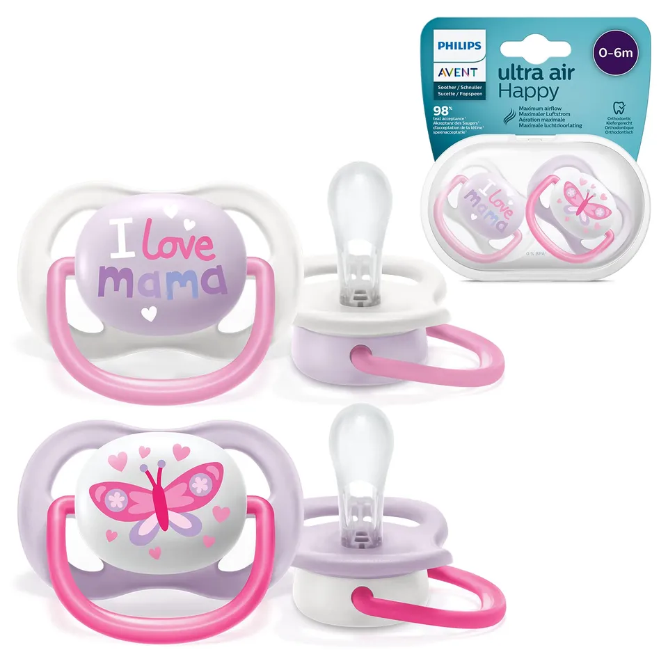 philips-avent-scf080-02-ultra-air-schnuller-0-6-monate-atmungsaktiv-kiefergerech image 1