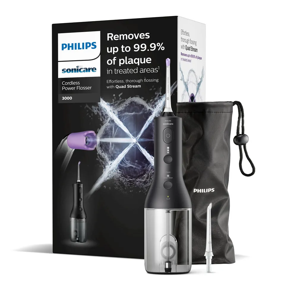 philips-sonicare-power-flosser-3000-hx3826-33-kabellose-munddusche-schwarz-mit-q image 1