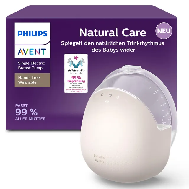 philips-avent-natural-care-hands-free-tragbare-elektrische-milchpumpe-scf494-11- image 1