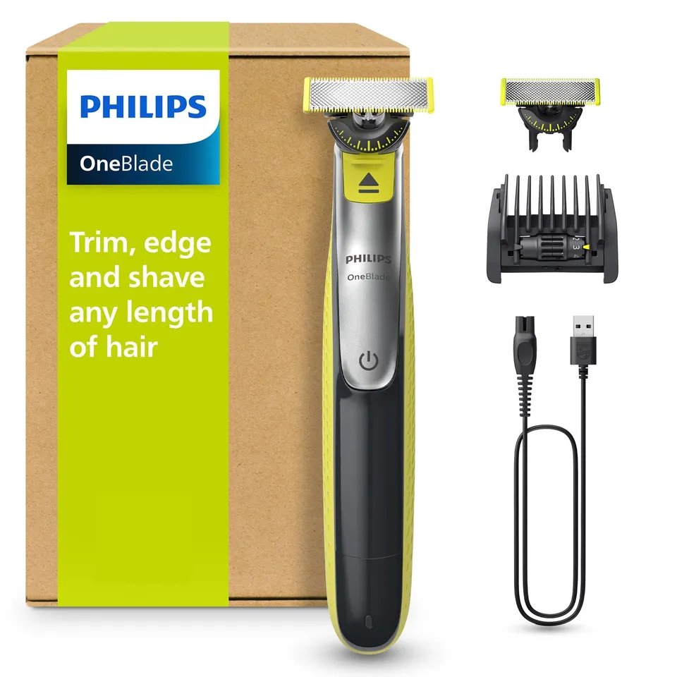 philips-oneblade-360-face-qp2734-30-hybrid-trimmer-rasierer-mit-2x-360-klingen-5 image 1