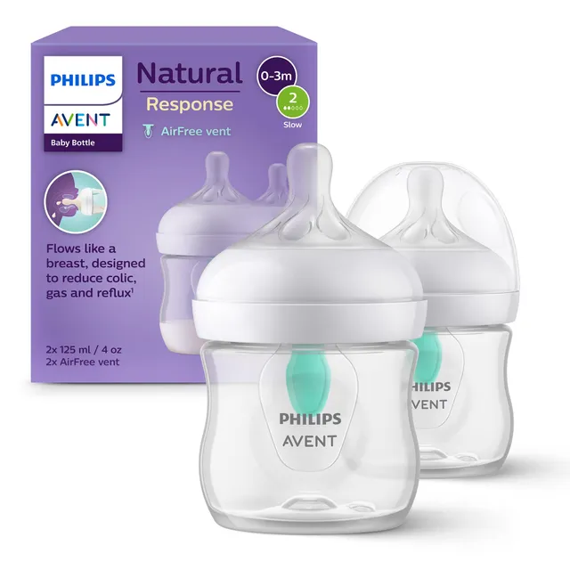 philips-avent-scy670-02-natural-response-babyflaschen-mit-airfree-ventil-2x-125- image 1