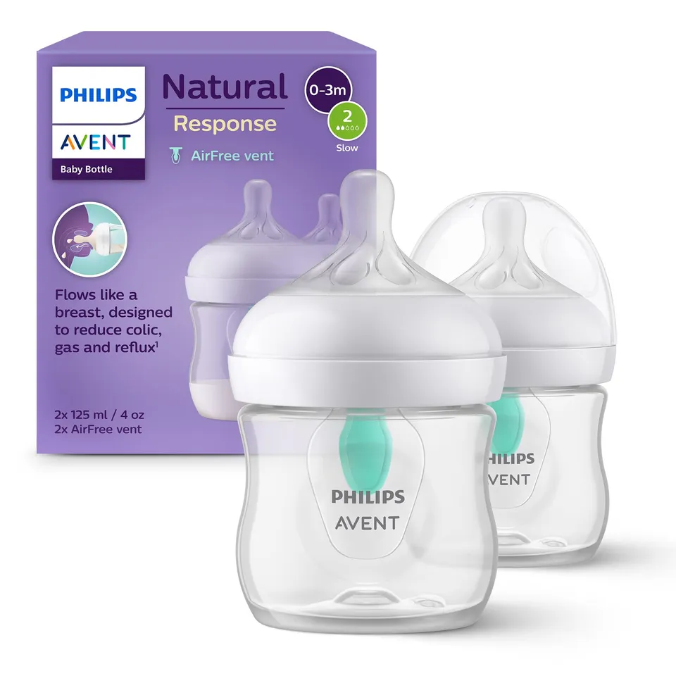 philips-avent-scy670-02-natural-response-babyflaschen-mit-airfree-ventil-2x-125- image 1