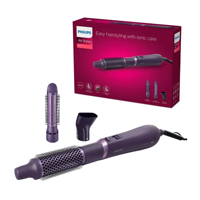 philips-3000-series-air-styler-bha305-00-haartrockner-styler-mit-d-se-38-mm-ther image 1
