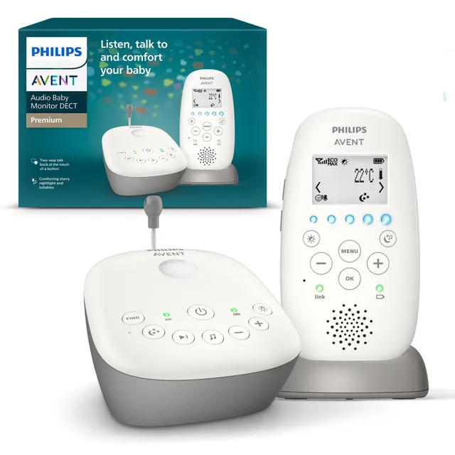 philips-avent-audio-babyphone-scd733-26-dect-technologie-gegensprechfunktion-ste image 1