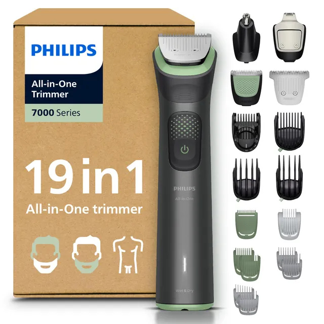 philips-multigroom-7000-mg7962-30-19-teiliger-all-in-one-bart-und-haarschneider- image 1