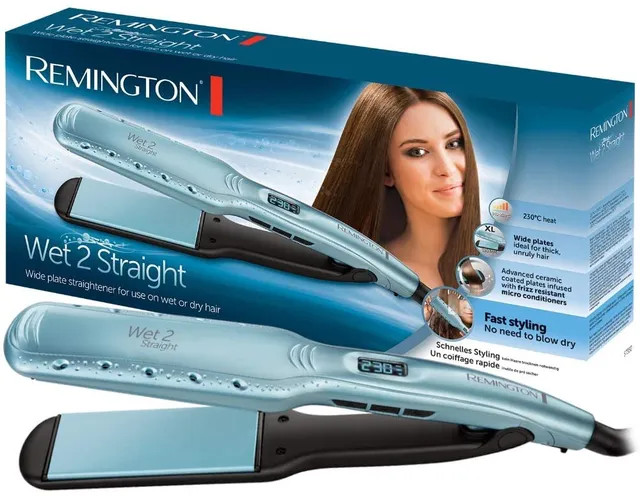 remington-wet2straight-s7350-gl-tteisen-breit-2-in-1-haargl-tter-zum-trocknen-un image 1