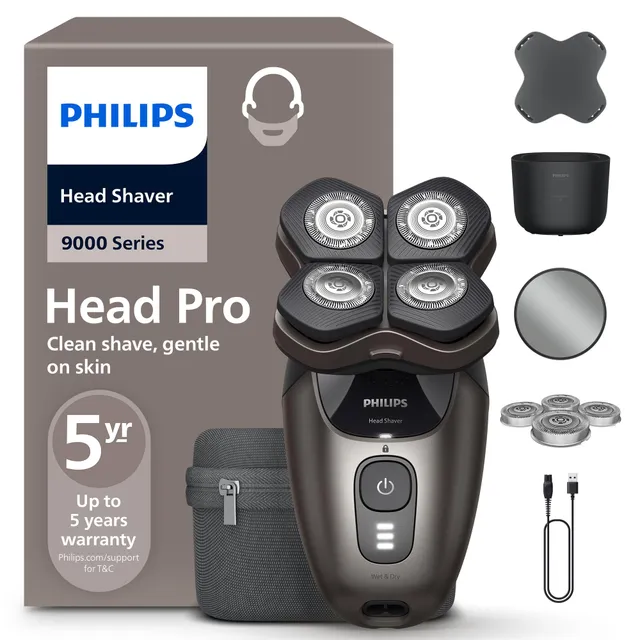 philips-head-shaver-pro-series-9000-hs9980-15-glatzenrasierer-f-r-herren-und-fra image 1
