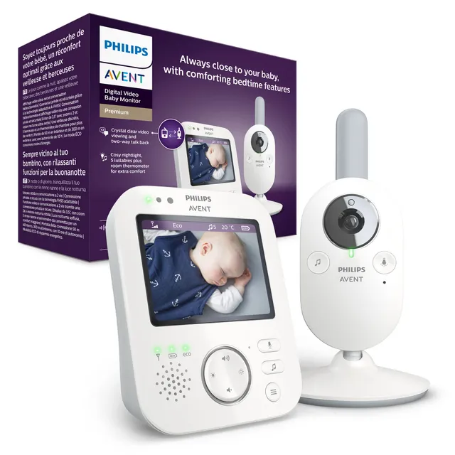 philips-avent-scd843-26-video-babyphone-mit-kamera-tag-und-nachtsicht-3-3-zoll-f image 1
