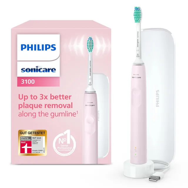 philips-sonicare-3100-elektrische-schallzahnb-rste-hx3673-11-mit-andruckkontroll image 1