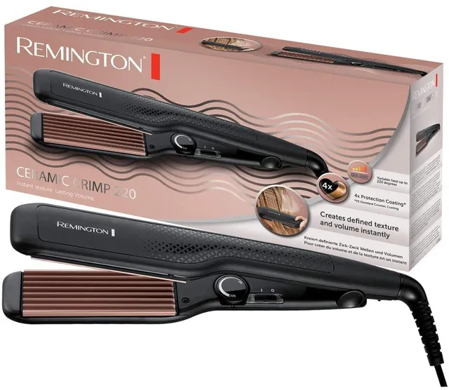 remington-s3580-ceramic-crimp-220-kreppeisen-zick-zack-wellen-volumen-37-mm-plat image 1