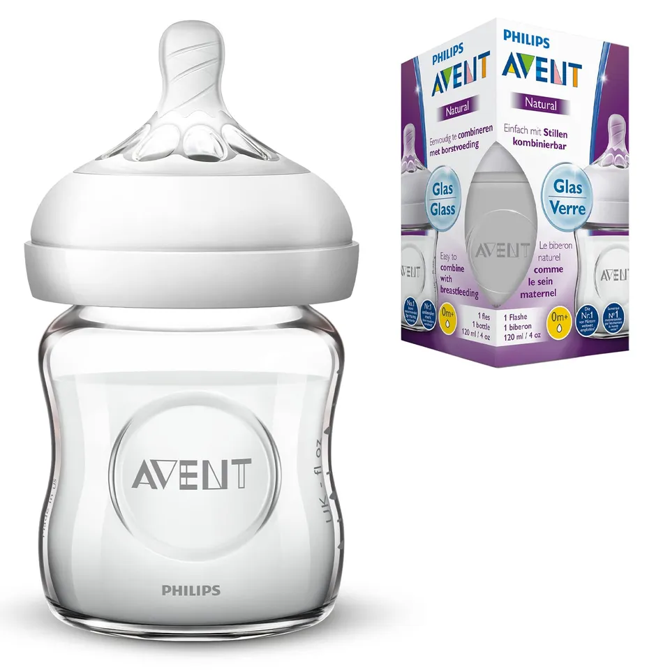 philips-avent-natural-babyflasche-aus-glas-scf051-17-120-ml-glasflasche-mit-ultr image 1