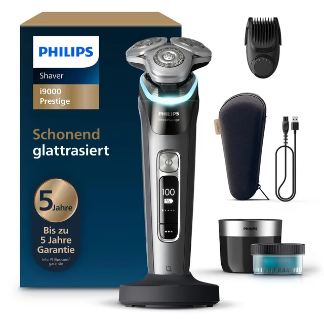philips-i9000-prestige-xp9202-33-elektrischer-nass-und-trockenrasierer-f-r-herre image 1