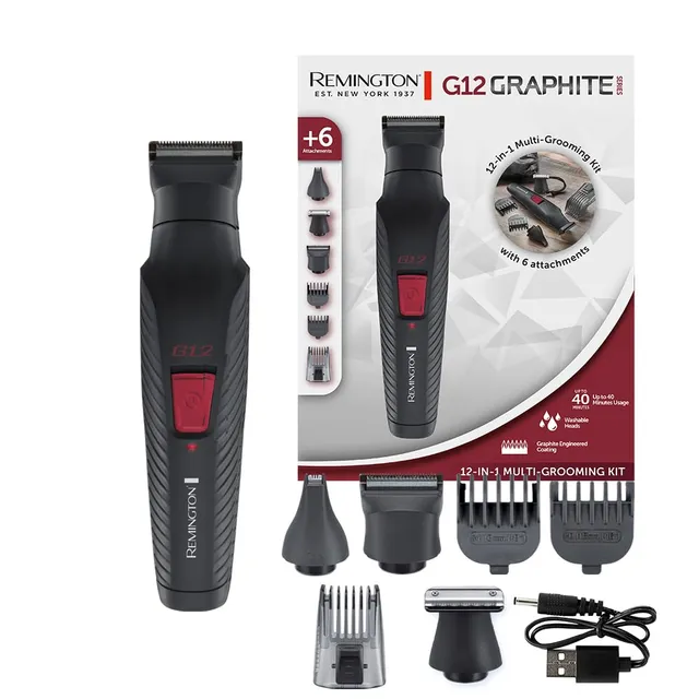 remington-pg2120-g12-12-in-1-multigrooming-set-haarschneidemaschine-bartschneide image 1