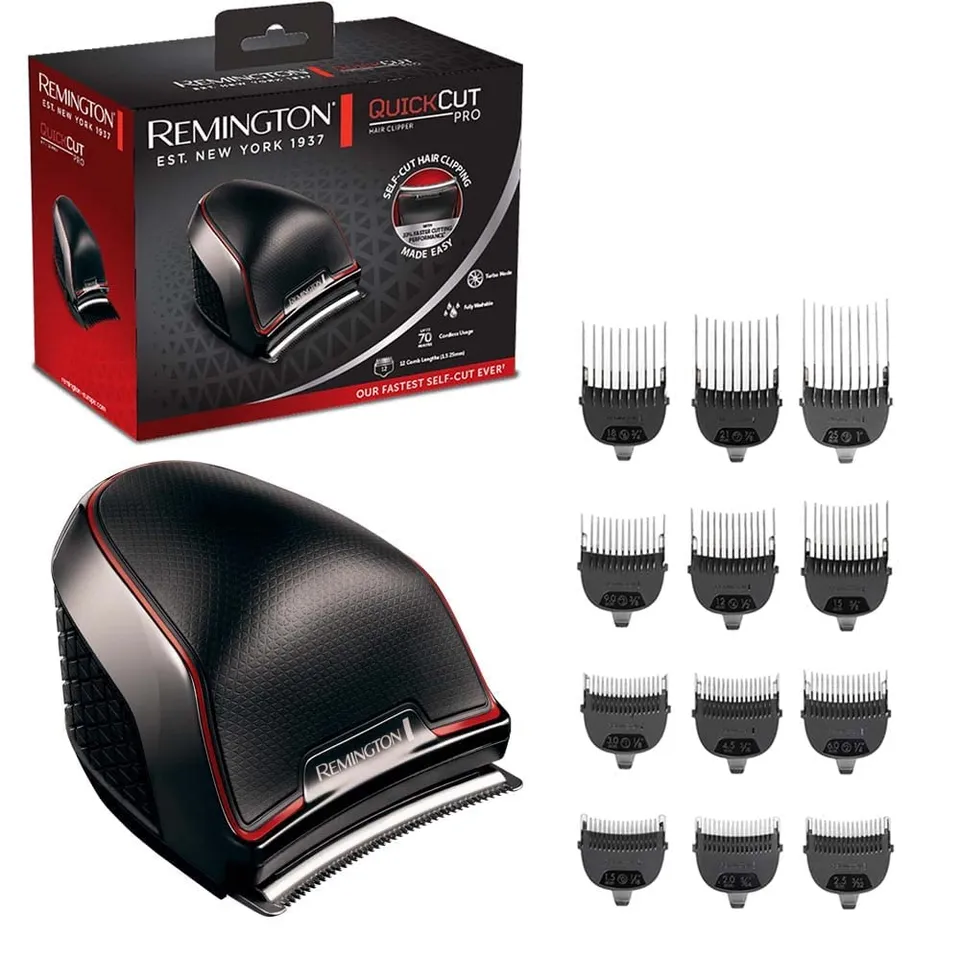 remington-quickcut-pro-hc4300-haarschneidemaschine-profi-diy-curvecut-technologi image 1