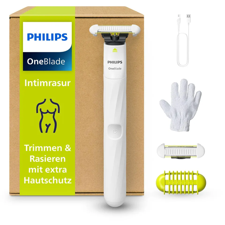 philips-oneblade-intimate-qp1924-28-intimrasur-trimmer-rasierer-mit-skinprotect- image 1