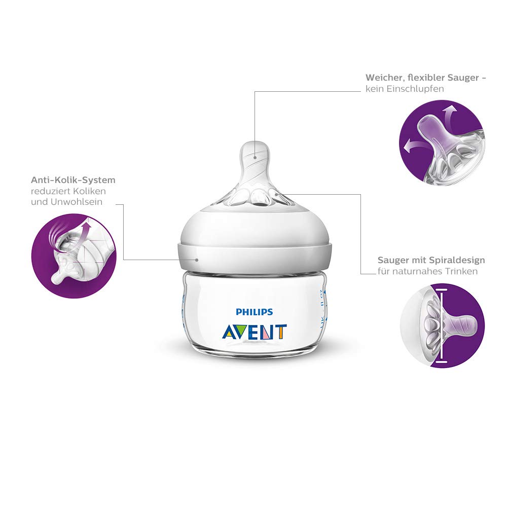 philips-avent-natural-babyflasche-scf039-17-60-ml-transparent-anti-kolik-sauger- image 3