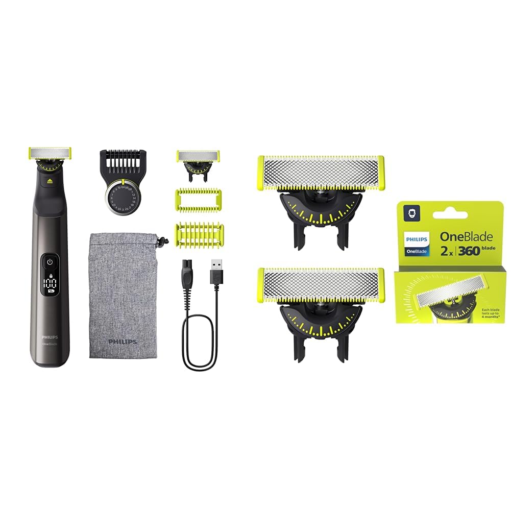 philips-oneblade-pro-360-face-body-qp6552-30-trimmer-bodygroomer-2x-360-klingen- image 7