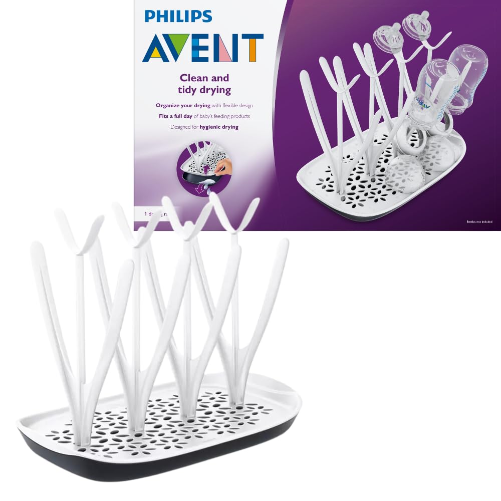 philips-avent-scf149-00-trockengestell-mit-abnehmbarer-abtropfschale-babyflasche image 1