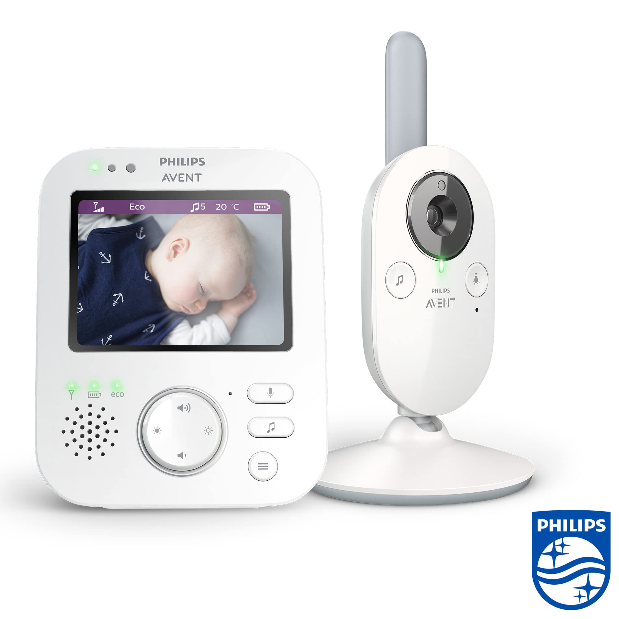 philips-avent-scd843-26-video-babyphone-mit-kamera-tag-und-nachtsicht-3-3-zoll-f image 2