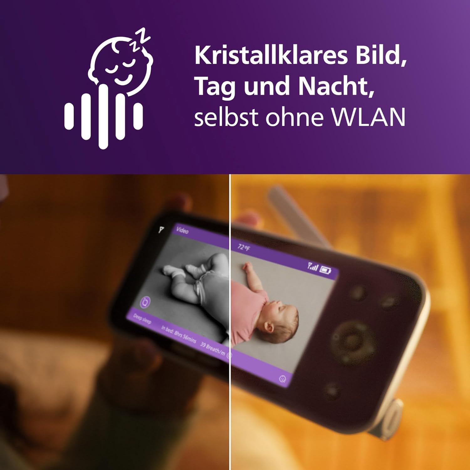 philips-avent-premium-connected-scd973-26-videobabyphone-set-senseiq-schlaf-atmu image 4