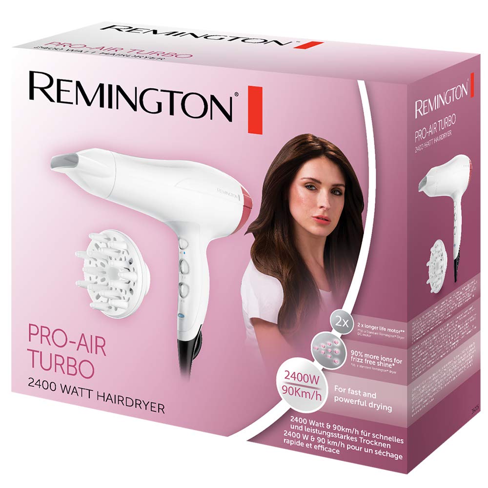 remington-pro-air-turbo-d5226-haartrockner-2400-watt-ionen-generator-90-km-h-tur image 2