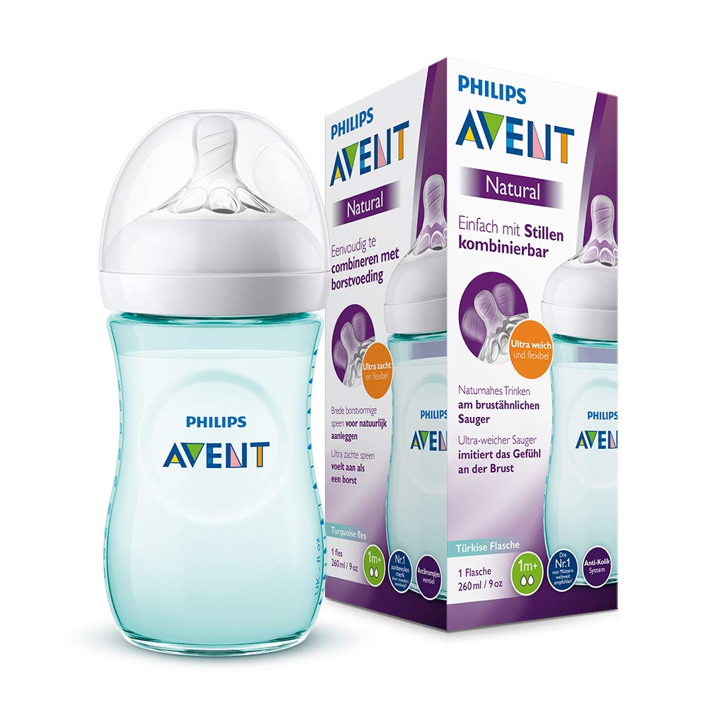 philips-avent-natural-babyflasche-scf033-15-260-ml-brust-hnlicher-sauger-1m-anti image 1