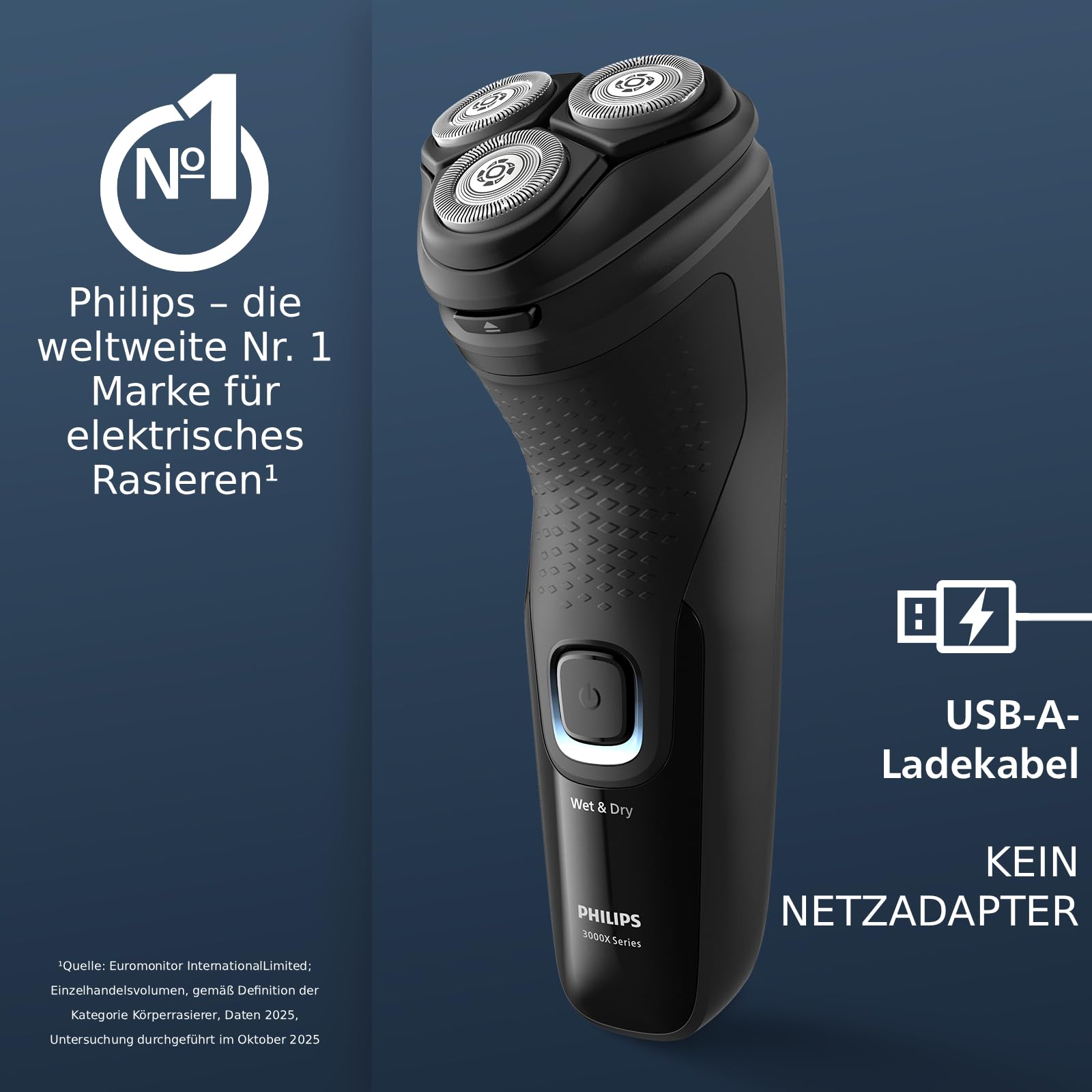 philips-shaver-series-3000x-x3001-00-elektrorasierer-nass-und-trockenrasur-skinp image 2