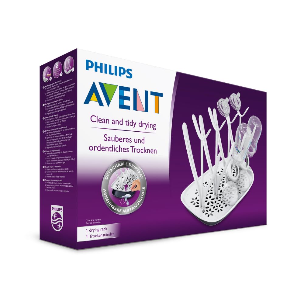 philips-avent-scf149-00-trockengestell-mit-abnehmbarer-abtropfschale-babyflasche image 2