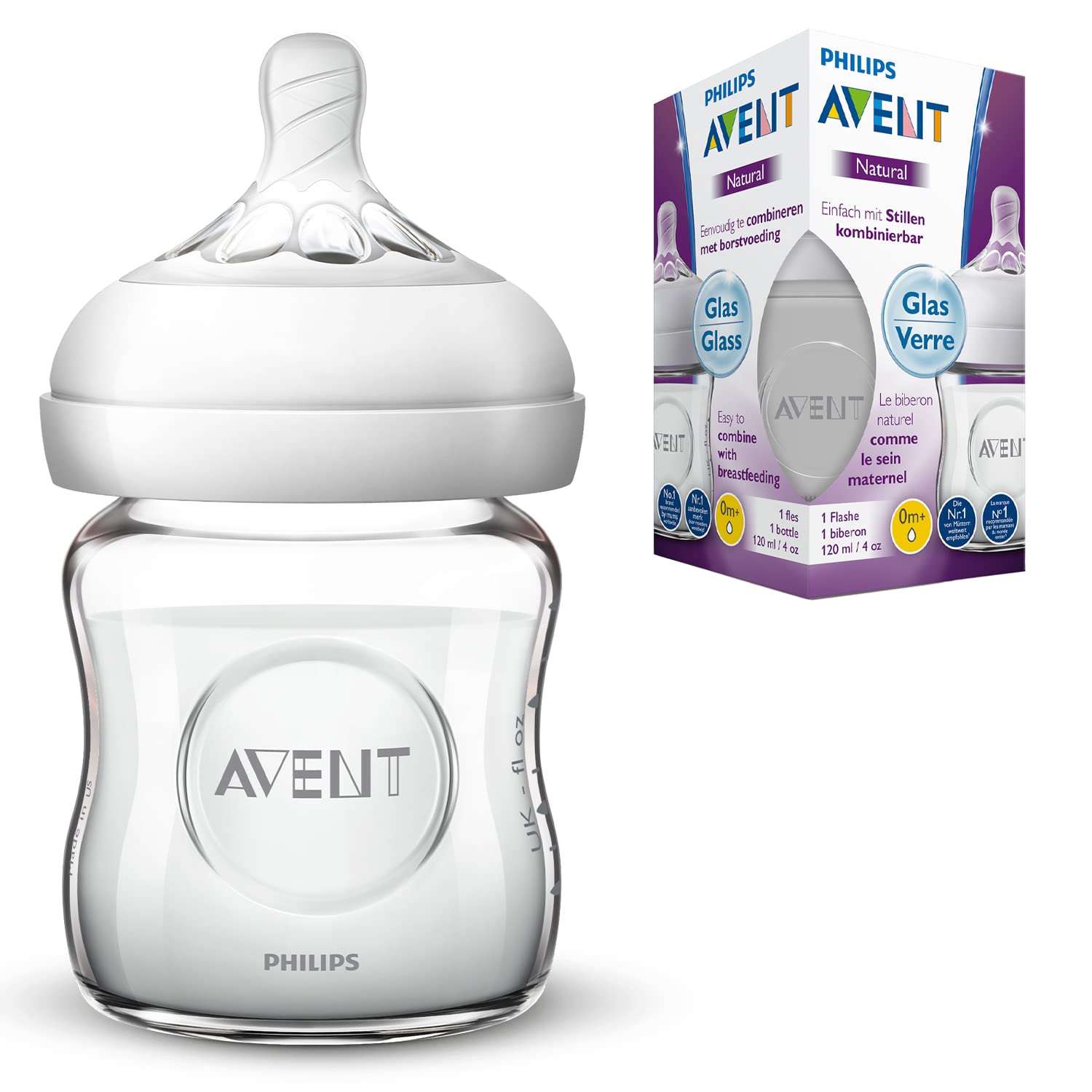 philips-avent-natural-babyflasche-aus-glas-scf051-17-120-ml-glasflasche-mit-ultr image 1