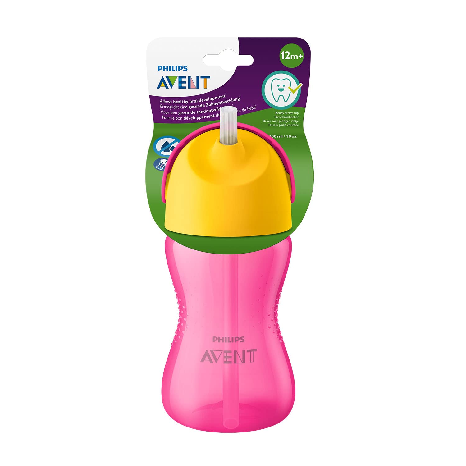 philips-avent-scf798-02-strohhalmbecher-300-ml-trinklernbecher-mit-gebogenem-str image 1