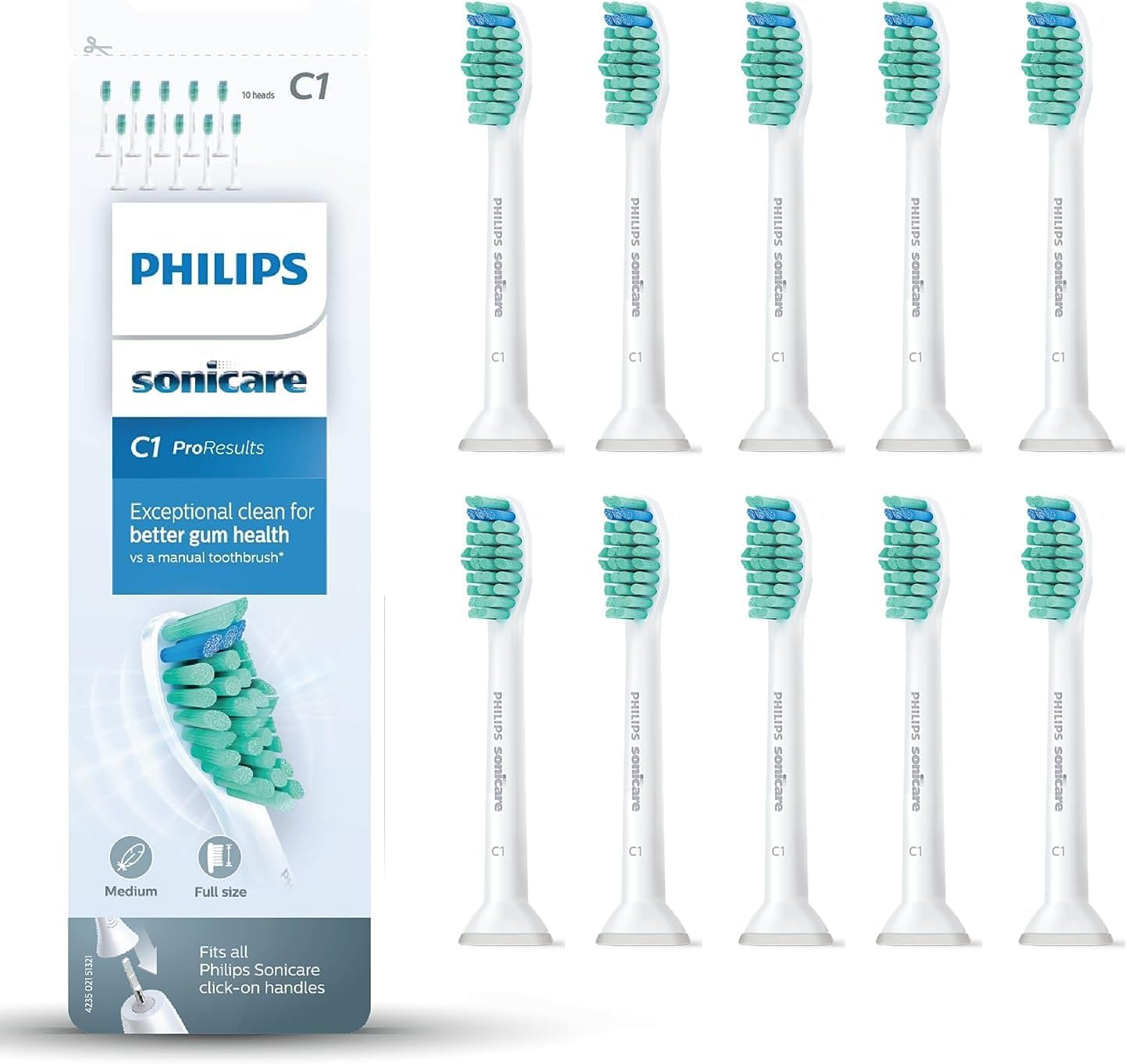 philips-sonicare-c1-proresults-b-rstenk-pfe-hx6010-32-10-st-ck-standard-aufsatzb image 1