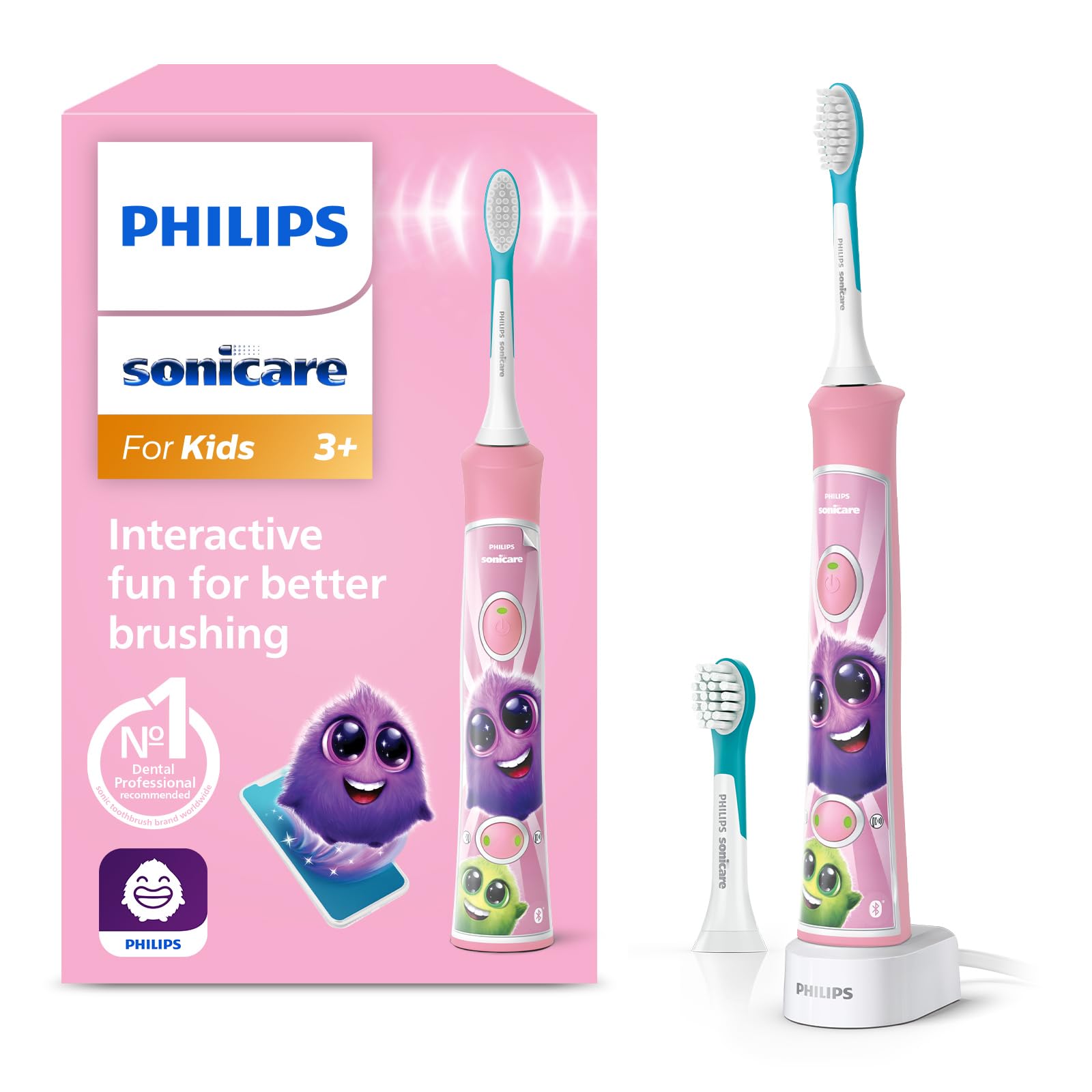 philips-sonicare-for-kids-hx6352-42-elektrische-schallzahnb-rste-mit-app-smartim image 1