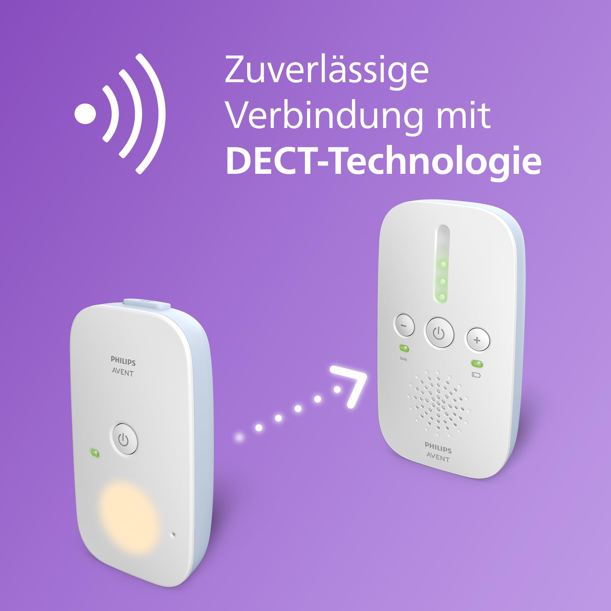 philips-avent-dect-audio-babyphone-scd503-26-gegensprechfunktion-nachtlicht-smar image 2