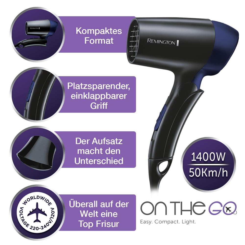 remington-d2400-on-the-go-reisehaartrockner-1400-w-klappbarer-griff-weltweite-sp image 4
